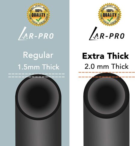 AR-PRO (عبوتان) أنابيب داخلية مقاس 8.5 بوصة × 2 بوصة متوافقة مع Xiaomi M365، Gotrax 50/75-6.1 سكوتر كهربائي وغازي، دراجات الجيب، سكوتر التنقل - مطاط بوتيل سميك جدًا 2.0 مم in Kuwait