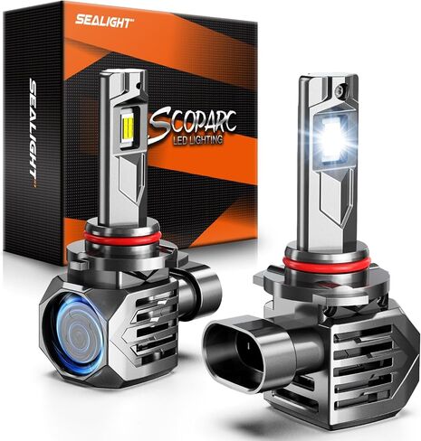 SEALIGHT 9008/H13 LAMPS 60000LM لـ ATVS & PowerSports ، 2025 الإصدار ، 9 × سطوع S7S Series Wireless H13 FOG Lبت in Kuwait