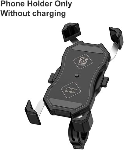 Motorcycle Phone Holder, 360° Rotatable Anti Vibration Bike Phone Mount, Universal Fit 22-32mm Handlebars for Motorcycle Scooter Electric Bike ATV, Fits 4.7-7.2 Inch Smartphones, No Charging Function in Kuwait