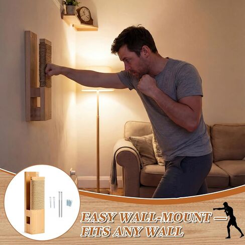Leinuosen Wall Mount Makiwara Board Traditional Makiwara Punching Board Strike Pad for Adults Martial Arts Training Karate Taekwondo in Kuwait