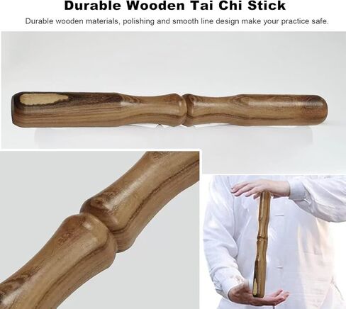 Solid Wood Martial Arts Stick Ruler, Portablesmooth Kung Fu Posture Trainning Exercise in Kuwait