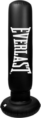 Everlast Freestanding Inflatable Punching Bag with Target System & Air Pump - Kids Boxing Training Equipment with Stable Water Base - Durable PVC Standing Bag for Home Fitness & Exercise in Kuwait
