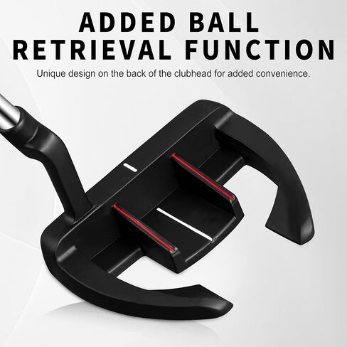 PGM Golf Putter for Men and Women - Anti-Twist Mallet Design with Alignment Guide & Stepped Shaft - Low Center of Gravity for Smooth, Accurate Putts - Right &Left Handed in Kuwait