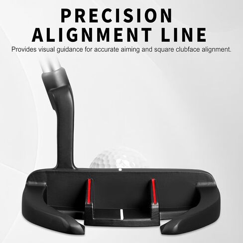 PGM Golf Putter for Men and Women - Anti-Twist Mallet Design with Alignment Guide & Stepped Shaft - Low Center of Gravity for Smooth, Accurate Putts - Right &Left Handed in Kuwait