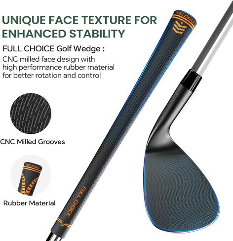 Golf Wedges, CNC Milled Face for More Spin and Control, 52/56/60/70 Degree Golf Sand Wedge, Gap Wedge, Lob Wedge Golf Clubs, Wedges Golf Clubs for Men Women Right Hand in Saudi Arabia