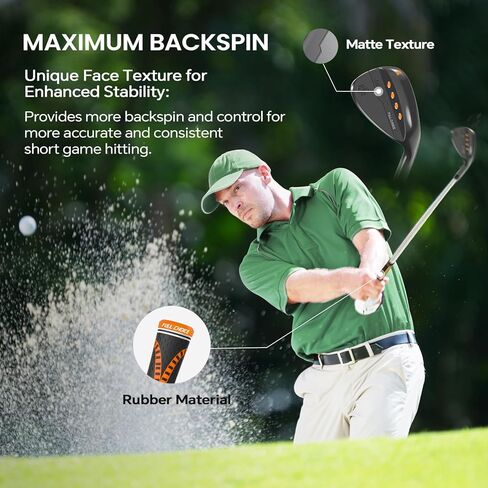 Golf Wedges, CNC Milled Face for More Spin and Control, 52/56/60/70 Degree Golf Sand Wedge, Gap Wedge, Lob Wedge Golf Clubs, Wedges Golf Clubs for Men Women Right Hand in Saudi Arabia