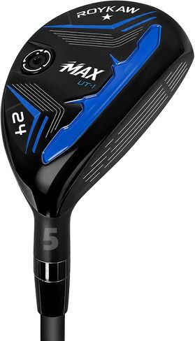 Roykaw Hybrid Golf Club 4,5,6 جولف هجين باليد اليمنى للرجال والنساء، نادي الإنقاذ للجولف، مع غطاء in Kuwait