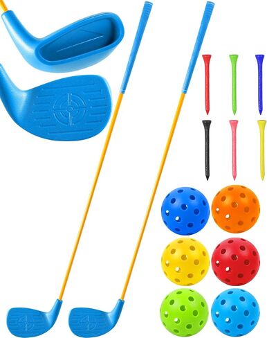 2 Pack Backyard Golf Game Clubs with 5"x 3.5" Oversize Heads and 36" Lightweight Carbon Shaft for Adults Play Outdoor Golf Yard Game in Grass Parks Yards with 6 Practice Ball and 1 Store Bag in Kuwait