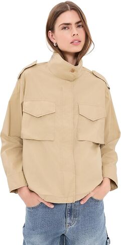 Madewell Women's Field Jacket in Washed Poplin in Kuwait
