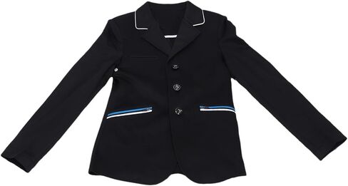 RiToEasysports Kids Equestrian Coat, Lightweight Breathable Cotton Blend Riding Jacket for Children, for Horse Show Training Events Riding Lessons Outdoor Activities in Kuwait