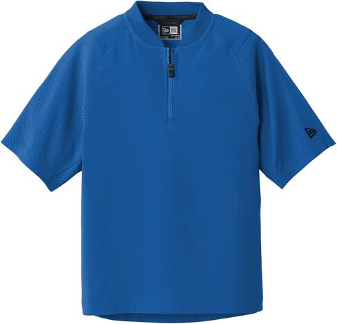 Youth Cage Short Sleeve 1/4-Zip Jacket (YNEA600) -Royal -XS in Kuwait
