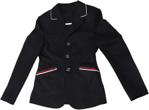 RiToEasysports Kids Equestrian Jacket, Lightweight Breathable Children Riding Coat Cotton Blend for Horse Shows Training Events in Kuwait