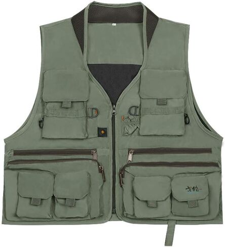 Sportsman Outdoor Multi-Pocketed Fly Fishing Vest Mesh Quick-Dry Waistcoat Jacket for Youth in Kuwait