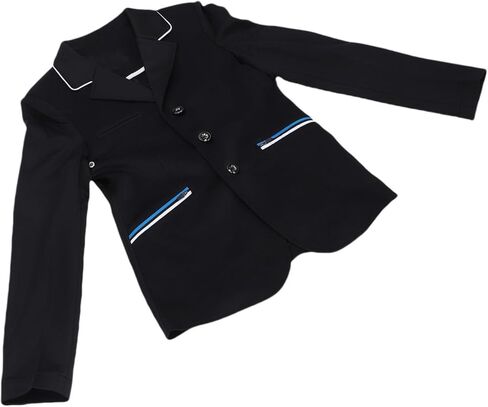 Equestrian Coat Kids Riding Show Jacket Horse Riding Competition Jacket Equestrian Competition Coat Contest Breathable Lightweight Cotton Blend for Children (150) in Kuwait