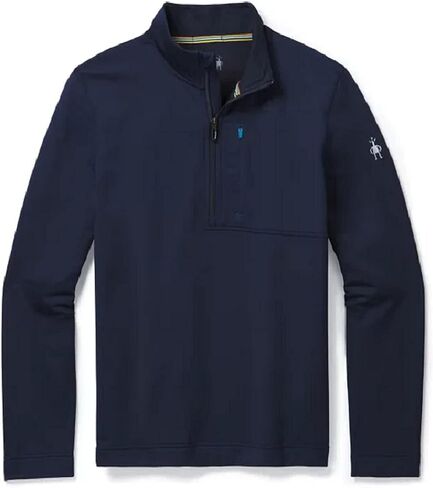 Smartwool Women’s Hudson Trail Merino Wool Fleece - Full Zip Jacket for Hiking, Skiing, Running, Cycling and Fall & Winter Outdoor Activities - Moisture-wicking Midlayer - S, Deep Navy in Kuwait