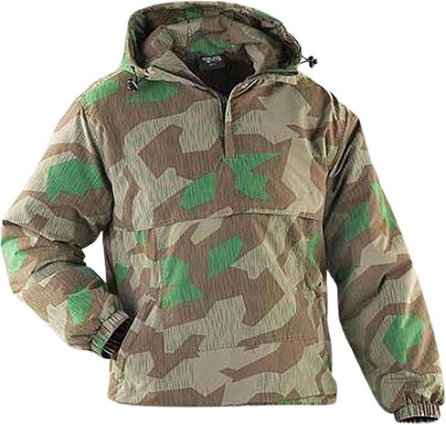 سترة Mil-Tec للرجال ذات قلنسوة Combat Anorak Splinter Camo مقاس 2XL in Kuwait