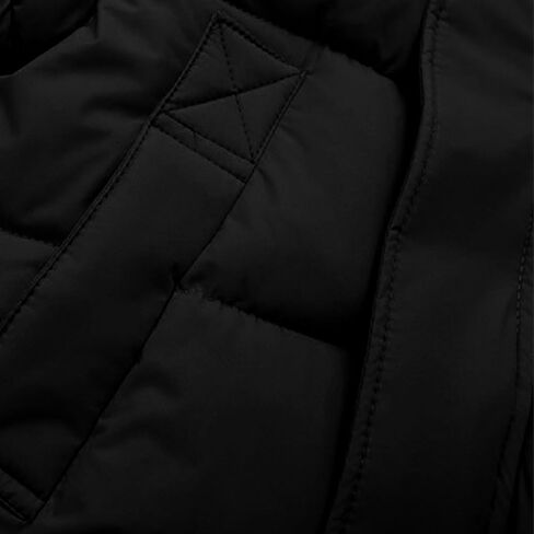 Winter Jackets for Girls Quilted Puffer Hooded Jacket Kids Lightweight Down Coat Fleece Warm Comfy Parka Outwear in Kuwait