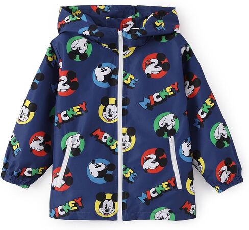 Disney Marvel Spiderman Stitch Mickey Cars Toy Story Waterproof Jacket Boy/Girl Zip Watertight Coat Kid Windbreaker Top 2-9Y in Kuwait