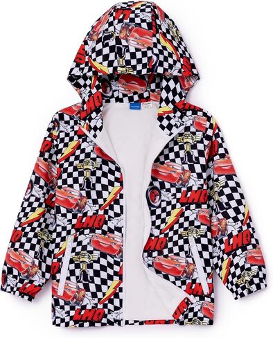 Disney Marvel Spiderman Stitch Mickey Cars Toy Story Waterproof Jacket Boy/Girl Zip Watertight Coat Kid Windbreaker Top 2-9Y in Kuwait