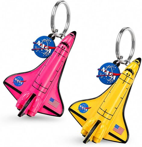 NASA Airplane Keychain, Space Shuttle Key Chain, Colorful PVC Key Ring in Kuwait
