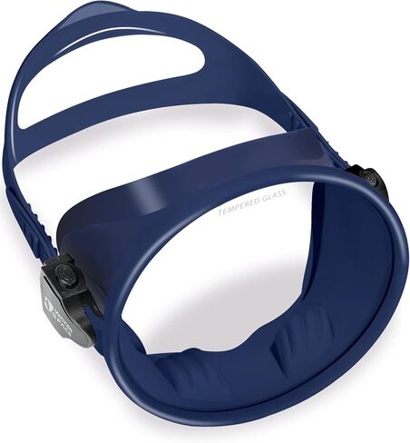 Water Space Wipe Anti Fog Oval Diving Mask for Adults Youth Over16, HD Tempered Glass 180° Clear Vision No Leak Soft Silicone in Kuwait