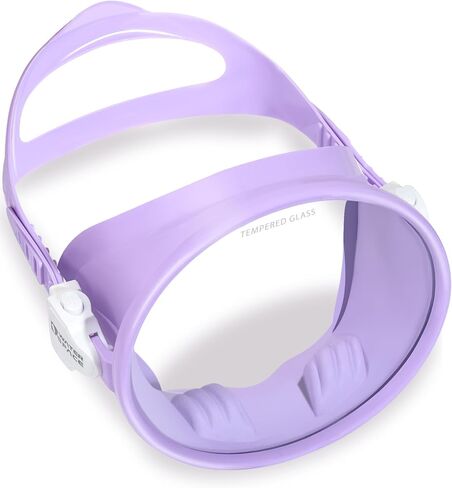 Water Space Wipe Anti Fog Oval Diving Mask for Adults Youth Over16, HD Tempered Glass 180° Clear Vision No Leak Soft Silicone in Saudi Arabia