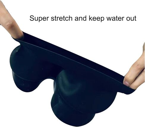 Latex Neck Seal for Dry Suit, Super Stretch Waterproof Neck Gasket, Replacement Neck Seal for Scuba Diving, Snorkeling, Surfing, Wetsuit Dry Suit Repair, Universal Fit Trimmable Drysuit Neck Seal in Kuwait