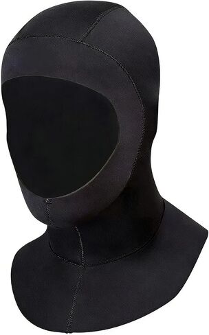 3mm Wetsuit Hood for Men Women Surf Hood, Neoprene Hood Diving Hood Scuba Hoodie, Waterproof Hood Diving Gear Snorkeling Gear in Kuwait