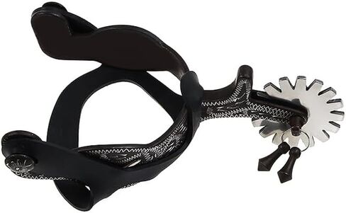 Professional Equestrian Spur Tie Down Straps - Heavy Duty Rubber Spurs Holder for Western & English Riding, Secure Leather Spur Keepers for Horseback Riding Gear Accessories. in Kuwait