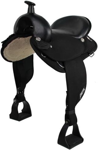 Abetta Gaited Comfort Trail Saddle 18 Black in Kuwait