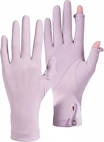 Sun Gloves for Women and Men UV Protection Outdoor Activities Riding Fishing Hiking Walking Driving Gloves in Kuwait