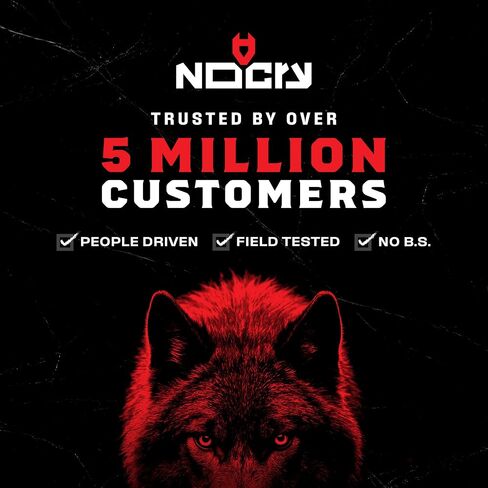 نظارات الرماية التكتيكية NoCry للرجال والنساء - Z87+ حماية للعين من فئة الرماية الباليستية - نظارات أمان للأشعة فوق البنفسجية جيدة التهوية ومضادة للخدش ومضادة للضباب مع أذرع قابلة للتعديل ومنصات أنف in Kuwait