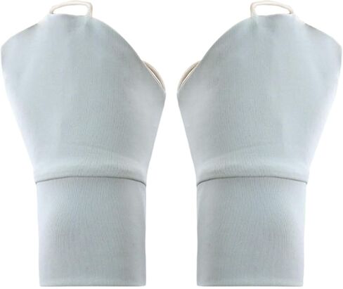 Summer Sunblock Gloves Fingerless Mittens Nonslip Cooling Lightweight Stretchable Protector Short Gloves for Outdoor- Grey in Kuwait