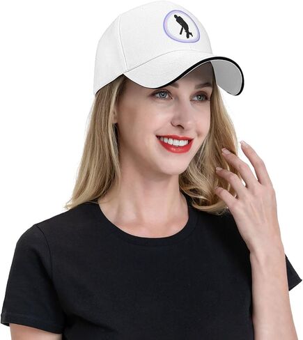 Cricket Player Baseball Cap for Men Women Hats Adjustable Outdoor Trucker Hat White in Kuwait