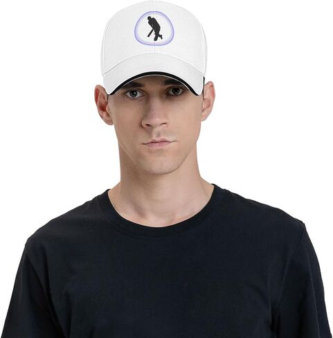 Cricket Player Baseball Cap for Men Women Hats Adjustable Outdoor Trucker Hat White in Kuwait