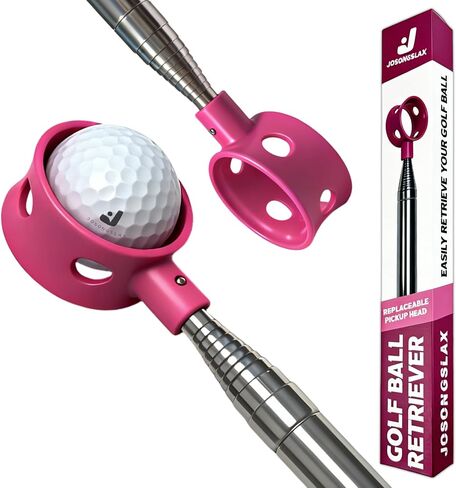 Golf Ball Retriever Telescopic for Water, 9/12/15/20Ft GolfBall Grabber Tool, Golf Accessories Gifts for Men, Women & Golfers, Golf Balls Picker with Stainless Steel Shaft & Rubber Grip in Kuwait