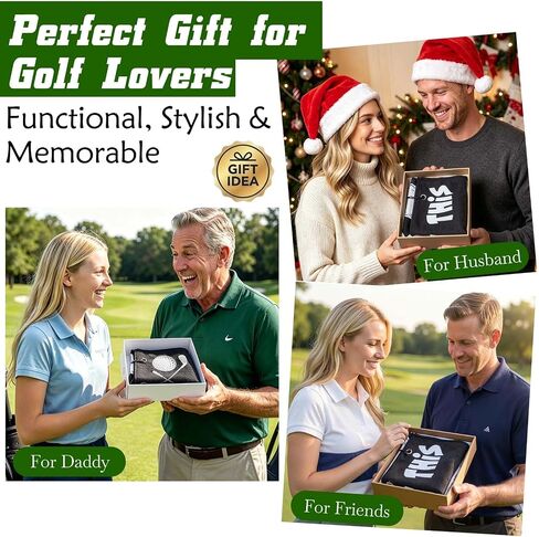 Lihome Golf Accessories for Men, Funny Golf Towel for Golf Bags, Premium Cleaning Cloth for Golf Balls & Clubs, Golf Gifts for Men, Golfers in Kuwait
