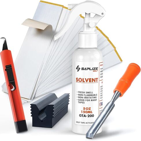 SAPLIZE Golf Club Regripping Kit, Golf Grip Replacement Kit with Tape, Solvent and Hook Blade in Kuwait