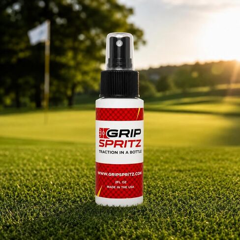 Grip Spritz - Golf Grip Cleaner & Restorer Spray 3-in-1 Clean, Rejuvenate, & Preserve Tackiness - Remove Oil & Dirt to Enhance Club Feel, Control, & Accuracy - Golf Bag Accessory — USGA Approved in Kuwait