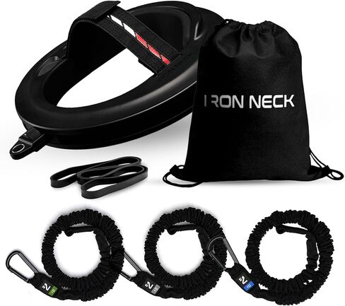 Iron Neck 3.0 Pro, Strength Kit Bundle, Advanced 360° Neck Trainer and Resistance Bands for Progressive Strength Training, Pain Relief, and Injury Prevention in Kuwait