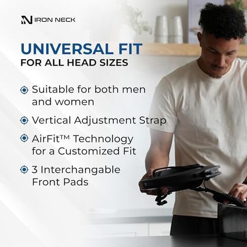 Iron Neck 3.0 Pro, Strength Kit Bundle, Advanced 360° Neck Trainer and Resistance Bands for Progressive Strength Training, Pain Relief, and Injury Prevention in Kuwait