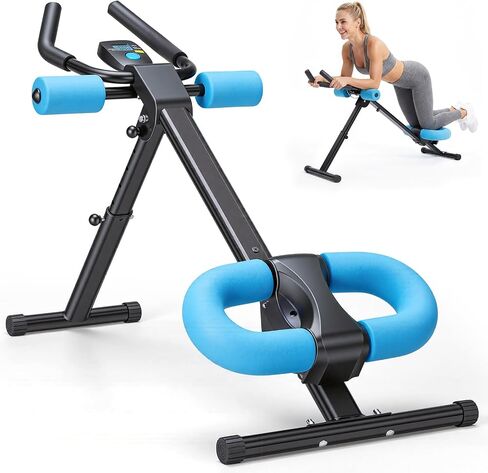 NEWBULIG Ab Machine, Abs Workout Equipment for Home Gym, Adjustable Ab Trainer Machine for Stomach Workout, Foldable Abdominal Trainer in Kuwait