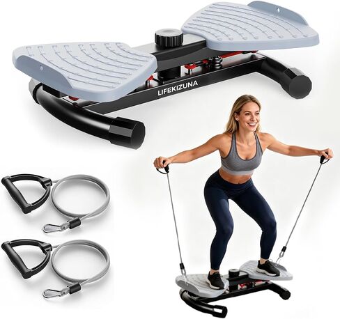 Waist Twister Machine Exercise, Ab Twister Board with 350 lbs Capacity, 20dB Ultra-Quiet Noiseless Home Gym Exercise Equipment for Women and Men in Kuwait