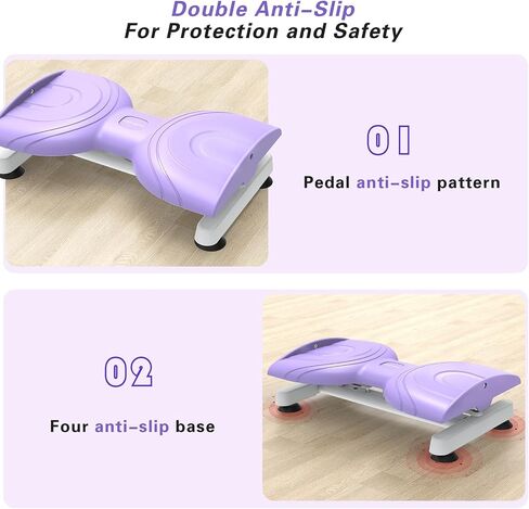 Waist Twister Machine Exercise for Women, AB Twist Board with 20dB Ultra-quiet, Abs Workout for Slim Waist and Core, Anti-Slip Home Gym Fitness Equipment in Kuwait