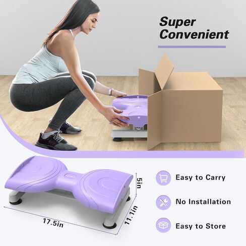 Waist Twister Machine Exercise for Women, AB Twist Board with 20dB Ultra-quiet, Abs Workout for Slim Waist and Core, Anti-Slip Home Gym Fitness Equipment in Kuwait