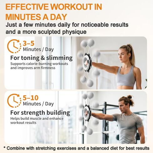 Infinity Hoop for Arms 360° Hand-Crank Arm Hoops for Exercise,Forearm, Chest, Shoulder and Arm Muscle Training Fitness Equipment, Flabby Arm Exerciser for Home & Gym Workouts for Men and Women in Kuwait