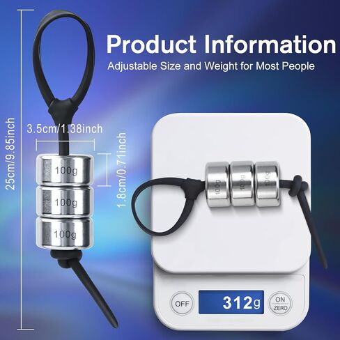 a Little More Male Extender، تدريب الأثقال للرجال، 3x100g حجم ووزن قابلان للتعديل Y329 in Kuwait