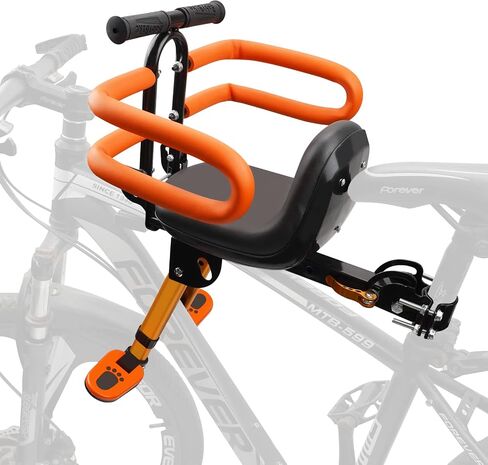 XIEEIX Child Bike Seat, Kids Bike Seat with Guardrail, High Seat Cushion Backrest Mountain Bike Child Bike Seat, Bicycle Child Safety Seat for Children from 1 to 3 Years Old in Kuwait
