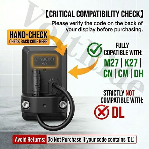 G518 Electric Bicycle LCD Display Screen, Universal Waterproof E-Bike Scooter Speedometer Dashboard Controller Panel Replacement in Kuwait
