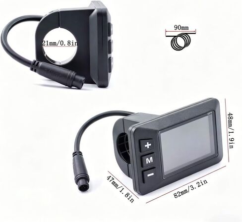 G518 Electric Bicycle LCD Display Screen, Universal Waterproof E-Bike Scooter Speedometer Dashboard Controller Panel Replacement in Kuwait